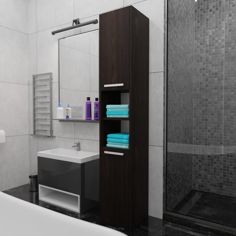 Bathroom post 30 EX3 wenge bookcase cabinet shelf Brand Matkam