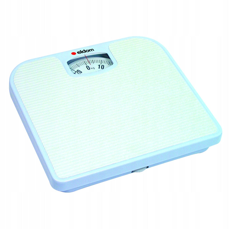 Bathroom scale Eldom mechanical white 120 kg 1000 g