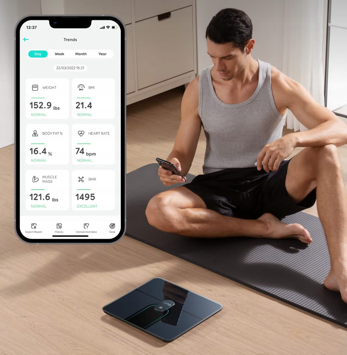 Bathroom scale Eufy Anker Smart Scale P2 PRO Manufacturer code T9149111