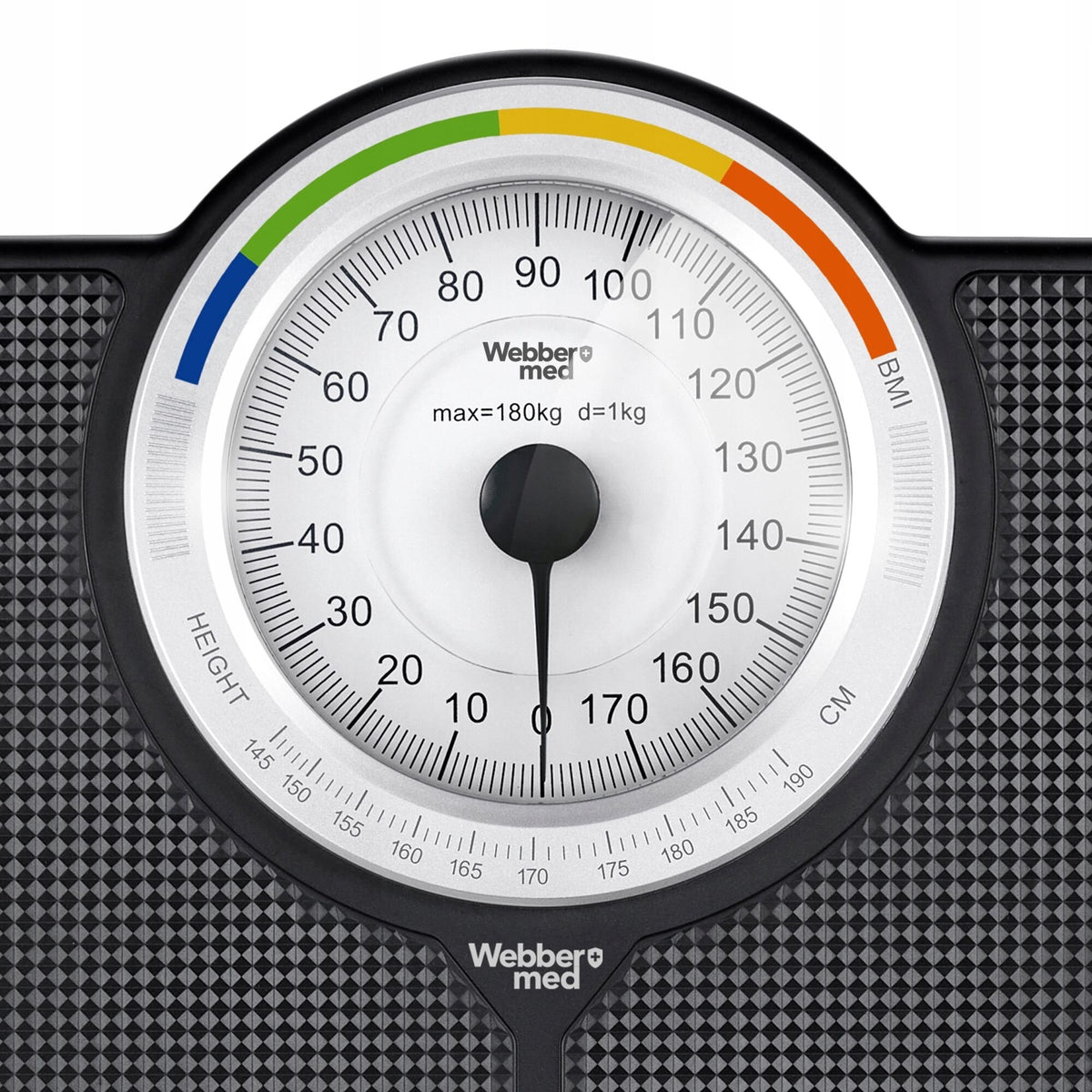 Bathroom scale WEBBERMED DT605T Additional features non-slip base non-slip surface
