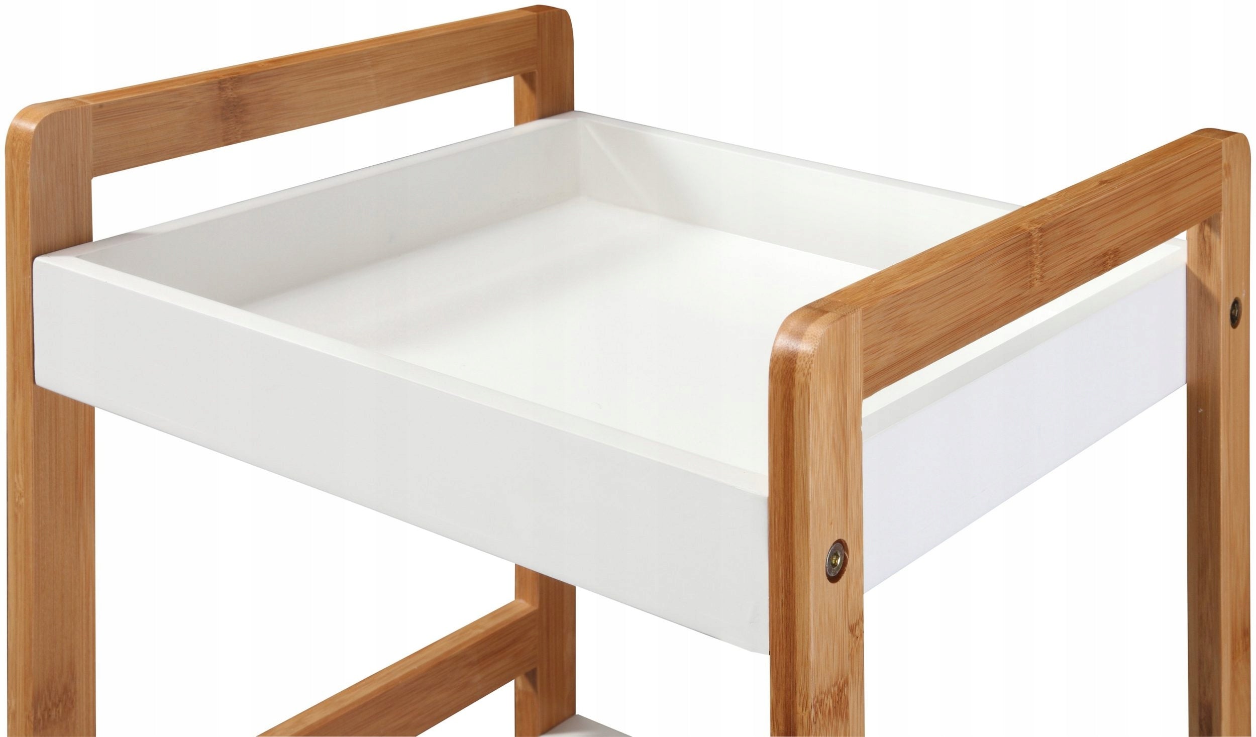 Bathroom shelving unit.4 shelves.Bambus.110cm high Brand Welltime