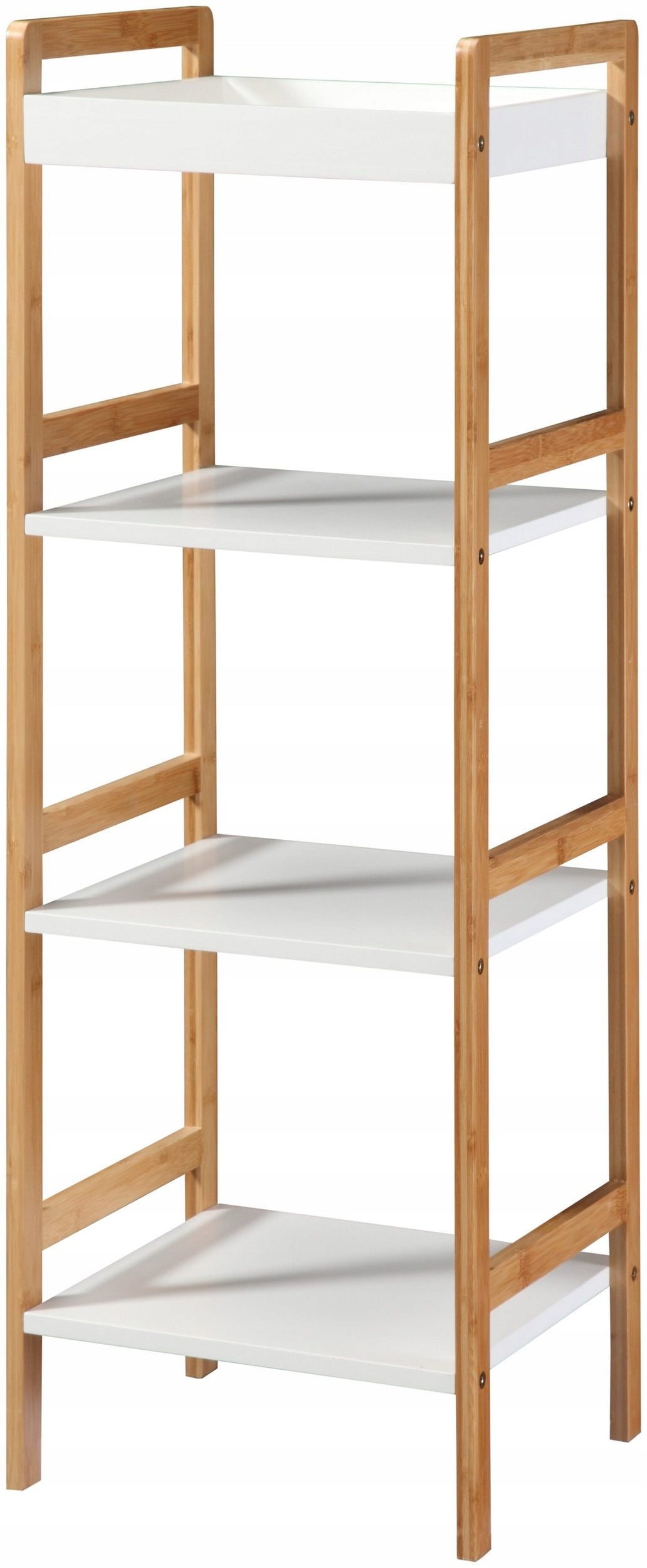 Bathroom shelving unit.4 shelves.Bambus.110cm high