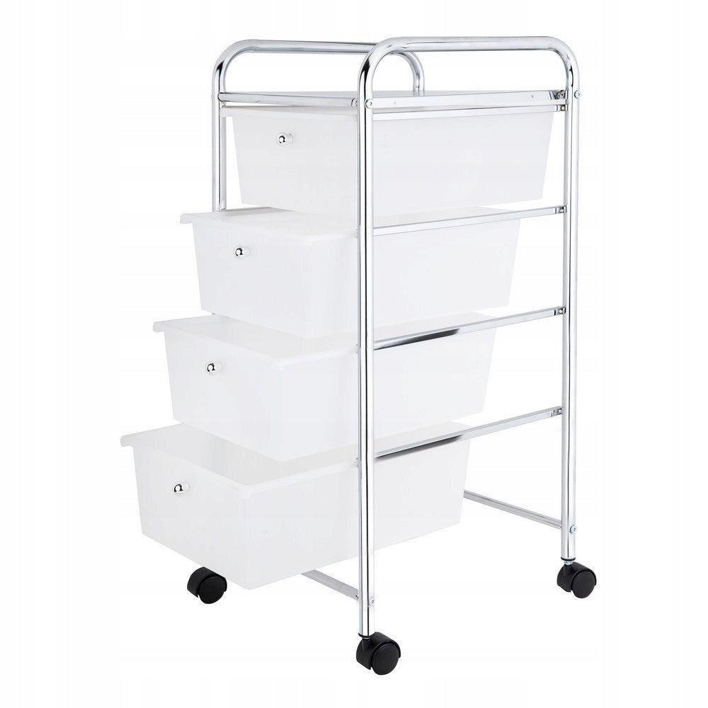 Bathroom shelving unit AWD Interior white 39 x 33 x 80,5 cm Furniture color white