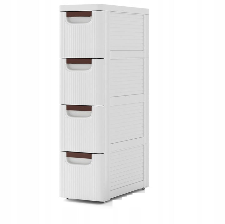 Bathroom shelving unit Costway white 42 x 19 x 74 cm