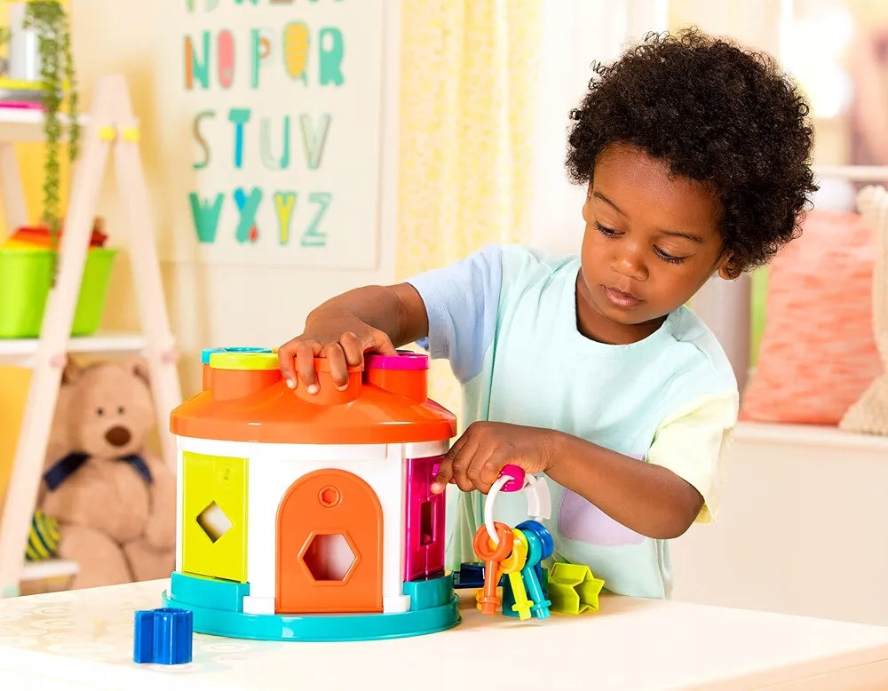 Battat Cottage Sorter Shapes and Colors Keys and Doors Brand no brand