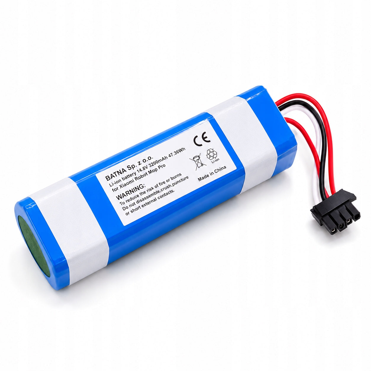 Battery 3200mAh for Xiaomi Robot Mop Pro 14.8V Li-ion