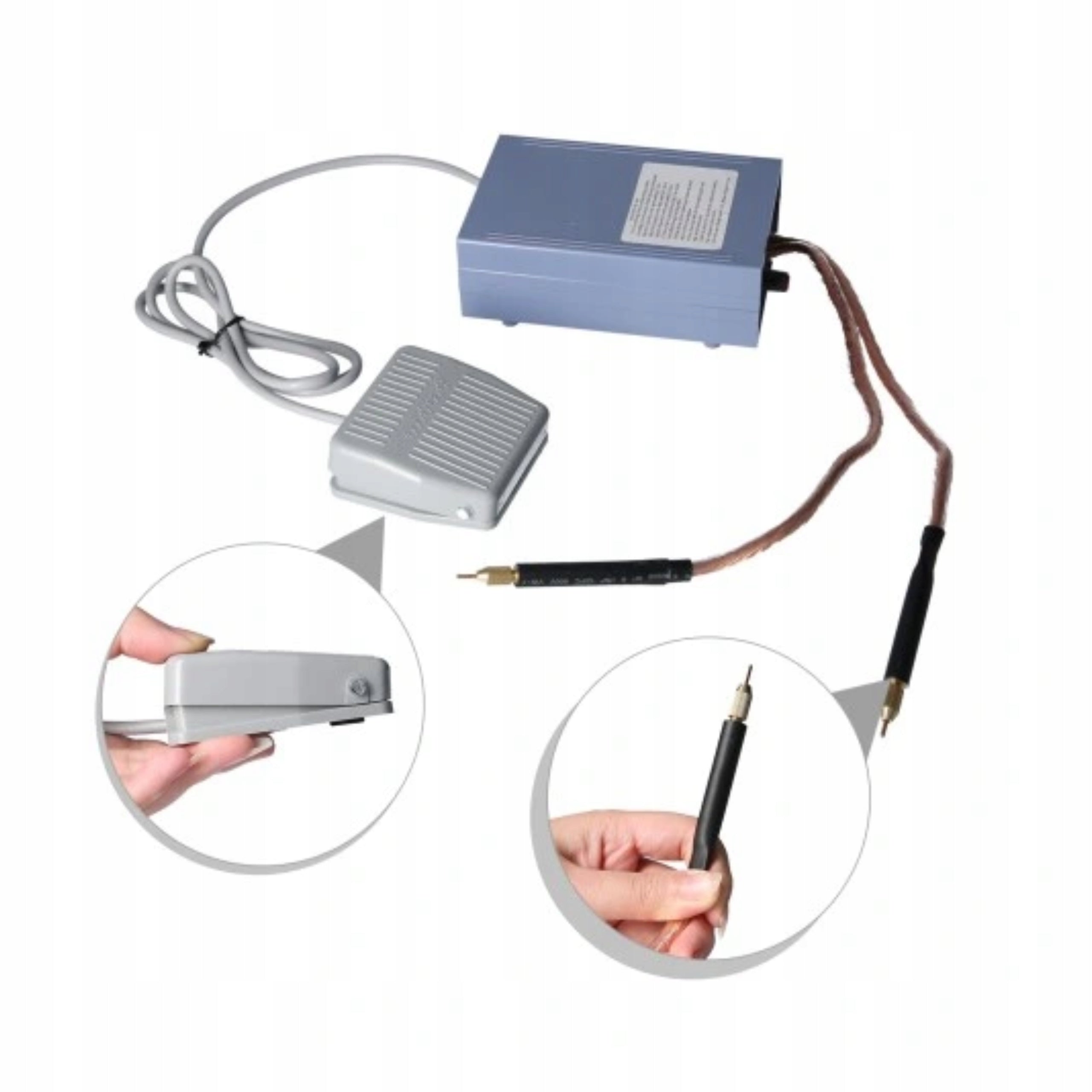 Battery CELL Spot Welding Machine High Power 0-800A With FOOT PEDAL 5000W Product weight with unit packaging 1.21 kg