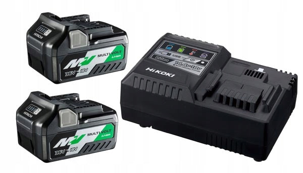 Battery Charger HIKOKI UC18YSL3 WEZ + 2x Battery BSL36A18 36v/18v Manufacturer code UC18YSL3