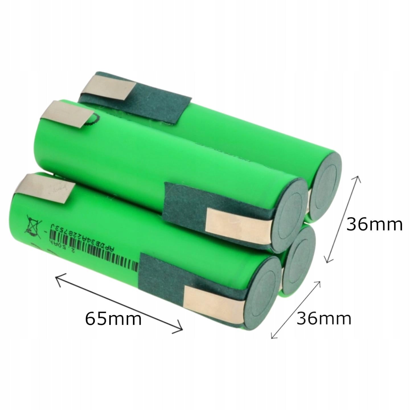 Battery Gares for Bosch BBHL21435 908BPV144 BBHF214 BBH2P14 14,4V 2,5Ah Packaging status original