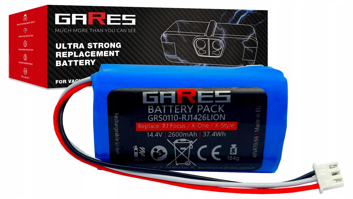 Battery Gares for Proscenic Neo 820S 820P 830P 14,4V 2,6Ah