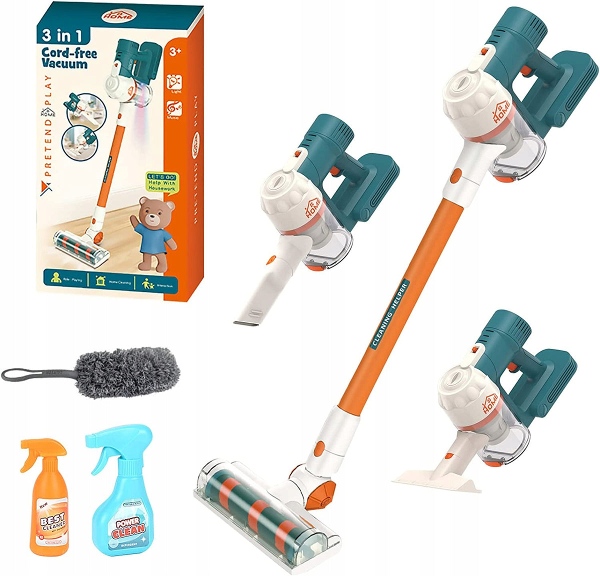 Battery Operated Children's VACUUM CLEANER VERTICAL SUCTION FUNCTION