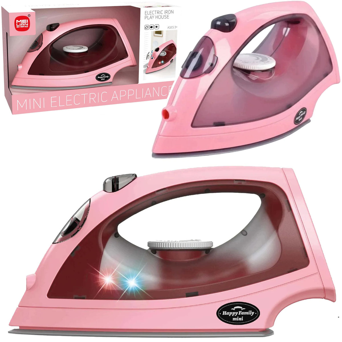 Battery Operated Iron Light Sound Spray Trifox