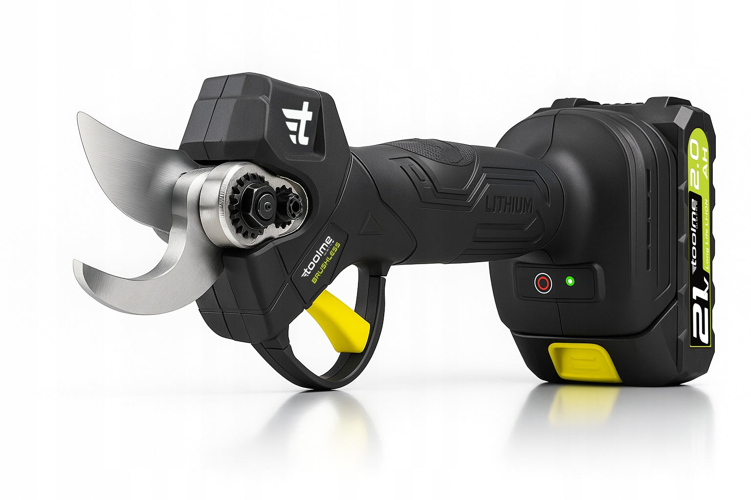 Battery PRUNER ELECTRIC GARDEN SHEARS 180Nm AKU TOOLME TM050 Maximum cut branch thickness 25 mm