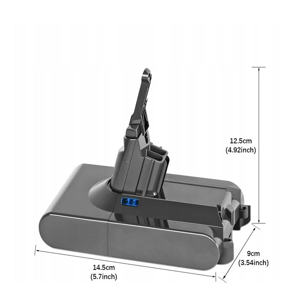 Battery Rechargeable Battery for Dyson V8 SV10 21.6V absolute animal 6000mAh +Free Manufacturer no brand