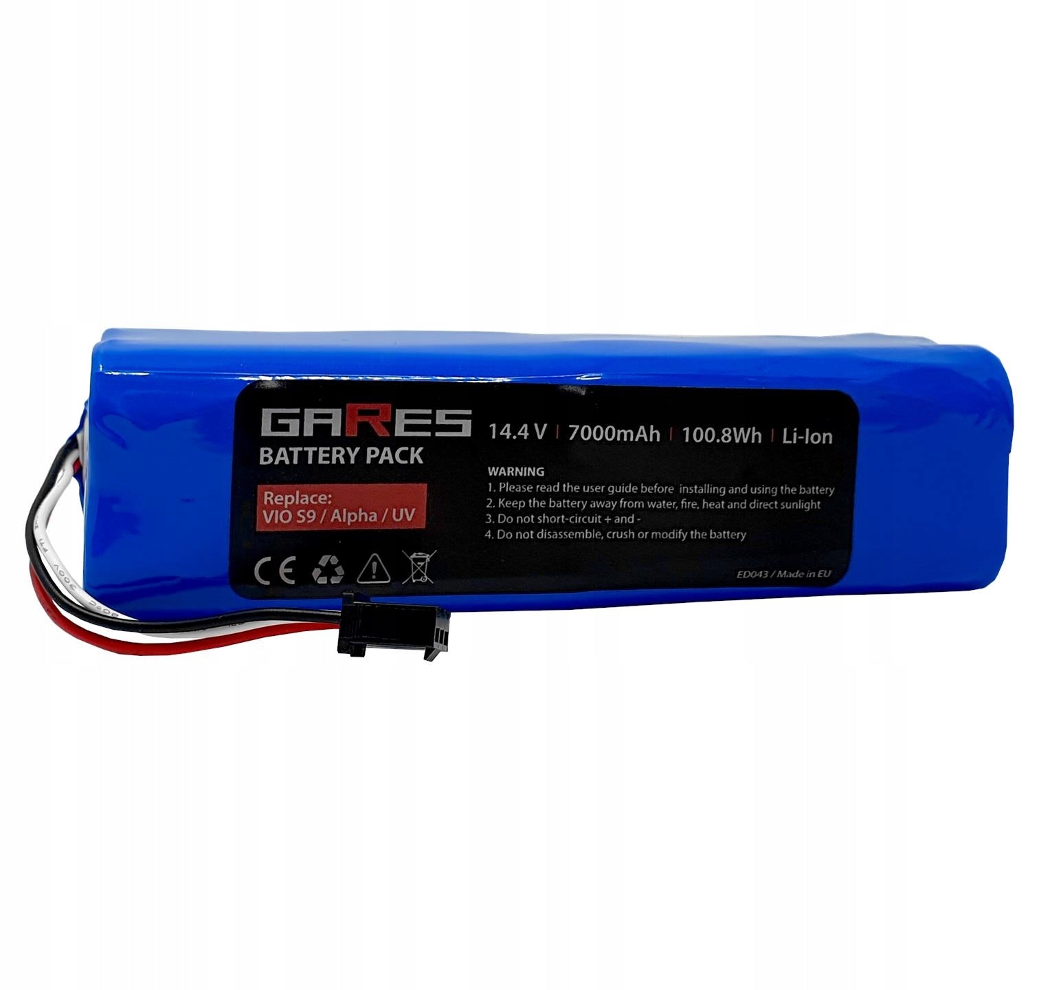 Battery Rechargeable Battery for Lenovo T1 Pro 14,4V 7Ah Manufacturer Gares
