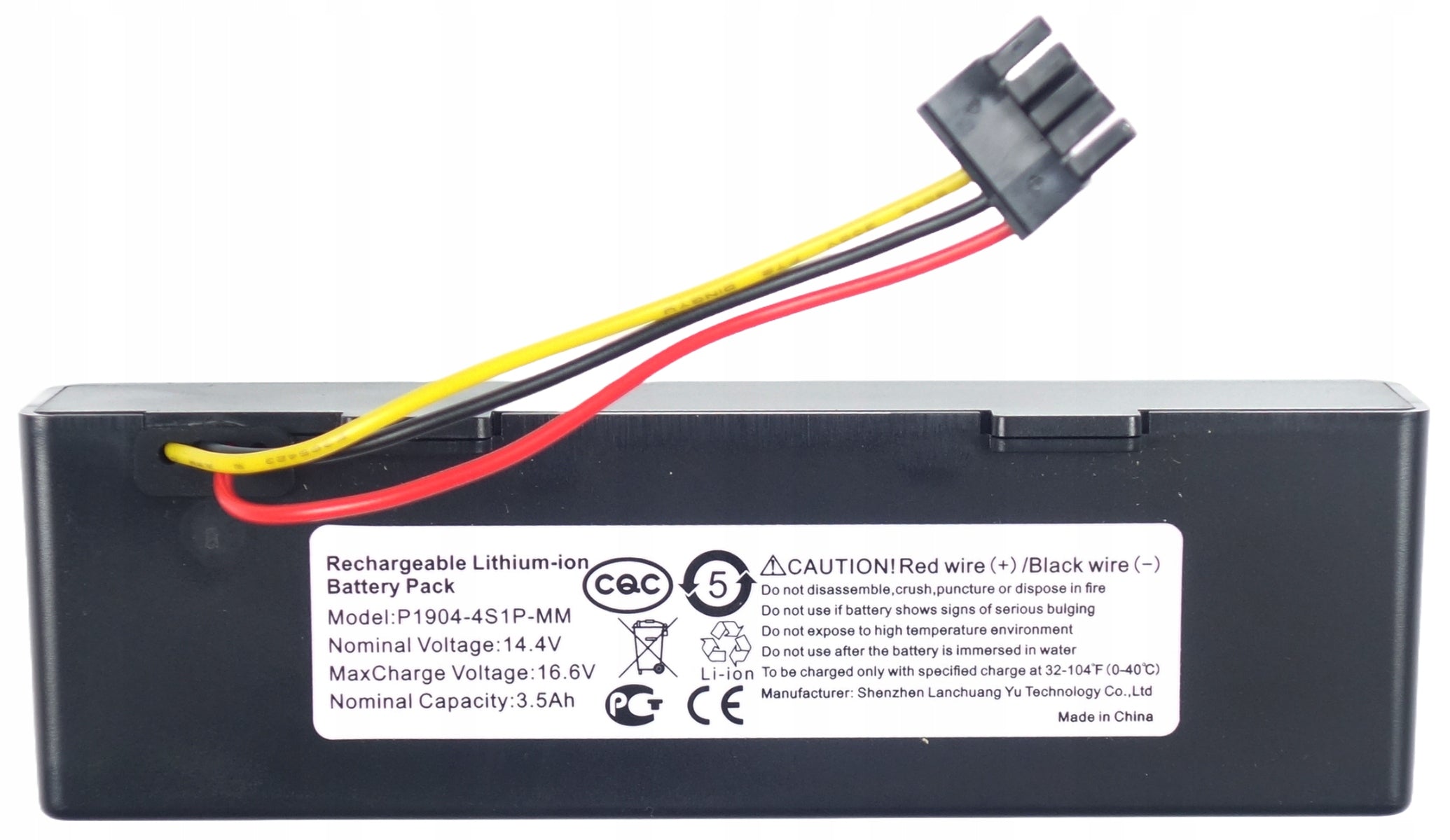 Battery Rechargeable Battery for Viomi V2 PRO V3 SE Vacuum Mop Pro 14,4V 3500 mAh Packaging status original