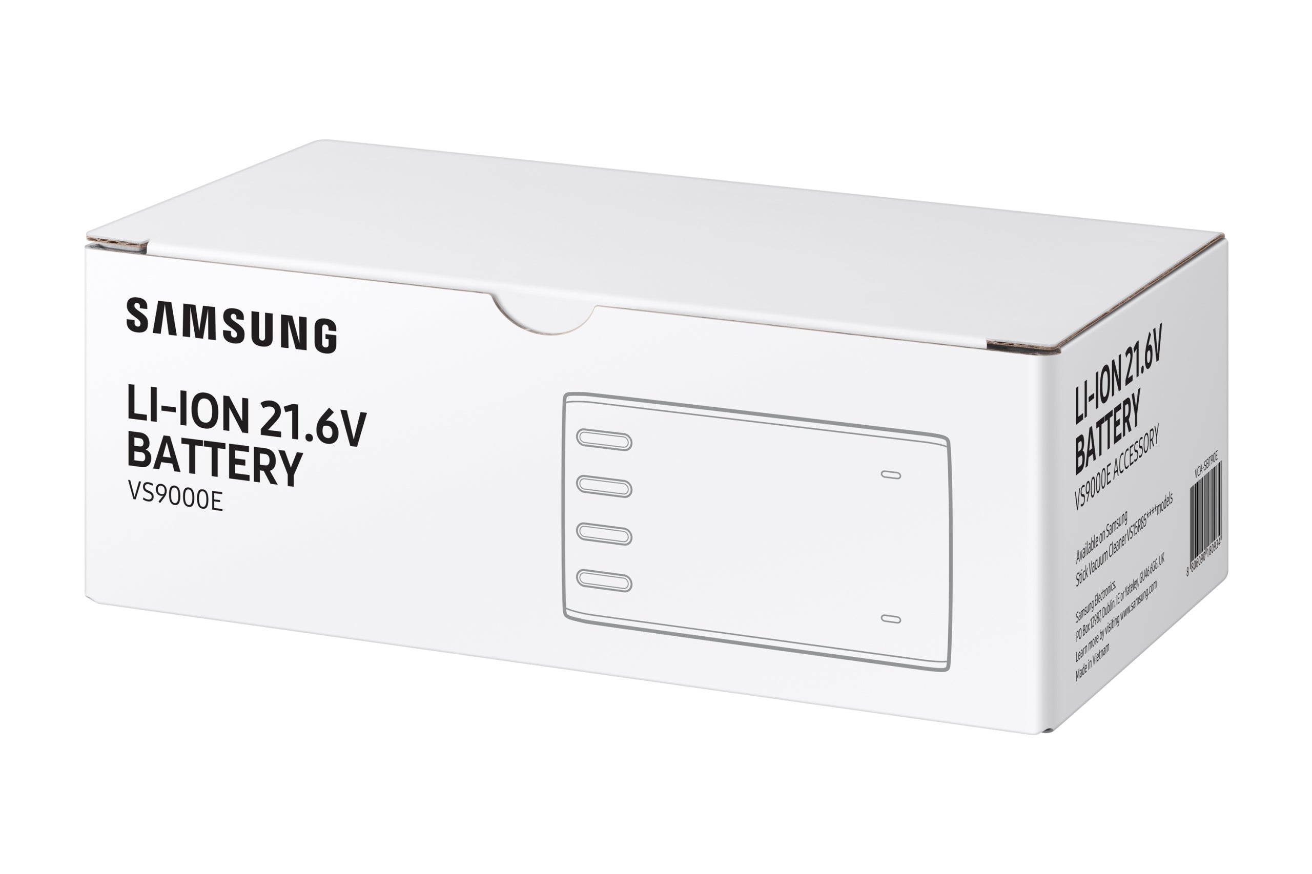 Battery Samsung VCA-SBT90E white Manufacturer code VCA-SBT90E