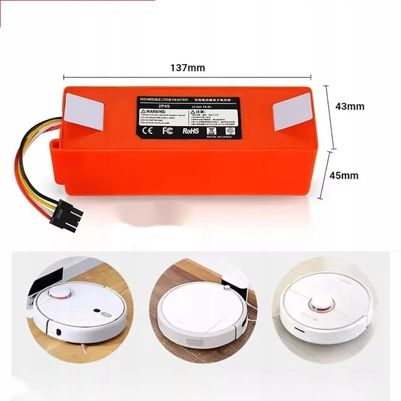 Battery Xiaomi Roborock S5 S6 S7 S8 S50 S55 T6 S60 S6 S50 S51 14,4V 5200mAh Manufacturer code S5 S6 S7