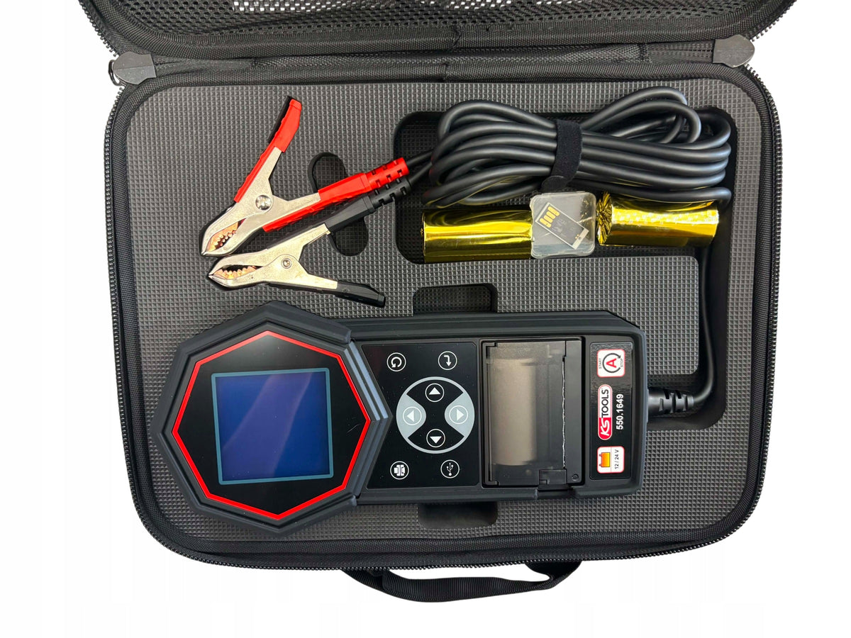 Battery and charging system tester KS Tools 550.1649 12V 24V