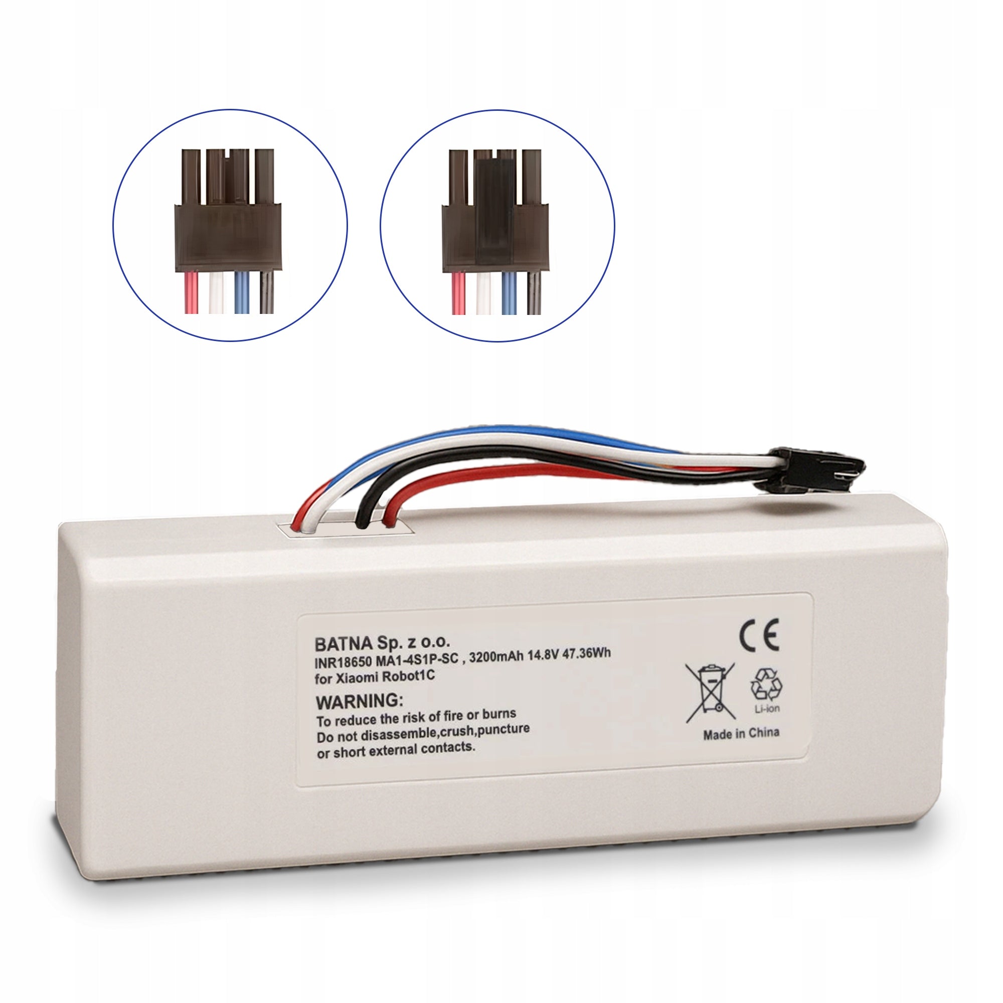 Battery battery Xiaomi Robot 1C - P1904-4S1P-MM 3200mAh 47.36 STYTJ01ZHM