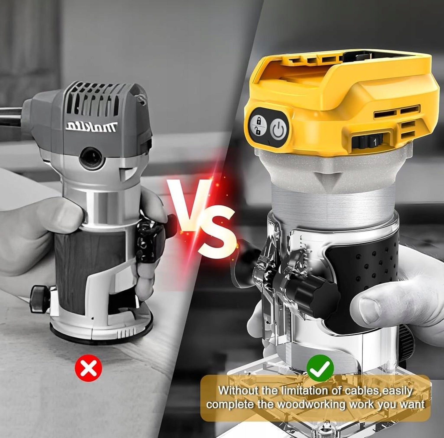 Battery compatible with brushless edge milling machine G3190 Brand no brand