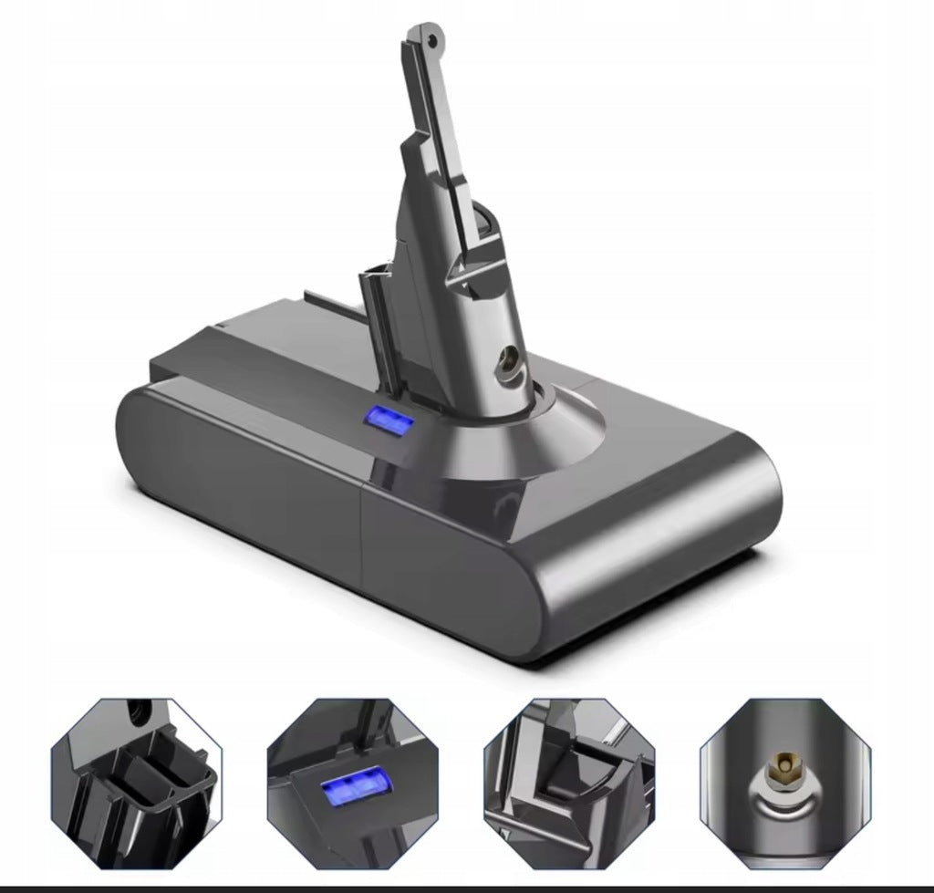 Battery for Dyson V8 SV10 SV25 21.6V absolute animal 6000mAh Manufacturer code SCDYS-V8-21.6V2.5AH