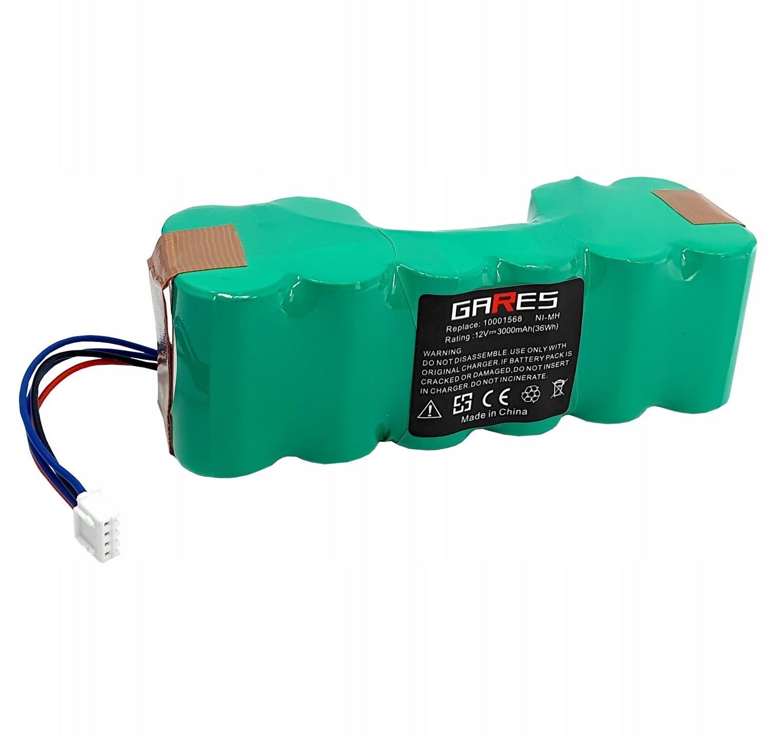 Battery for Irobot Roomba Combo ZJ1517-HFR, 3000mAh 12V Ni-MH battery Manufacturer Gares