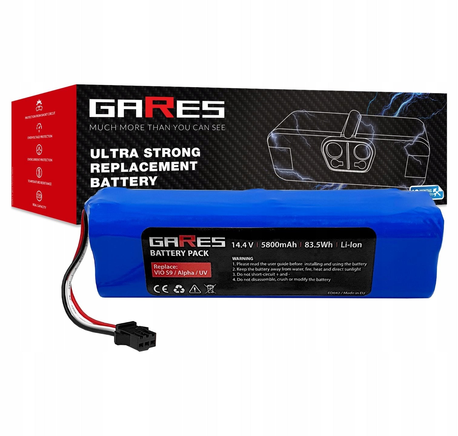 Battery for Robojet X-Force X-Level 14,4V 5,8Ah