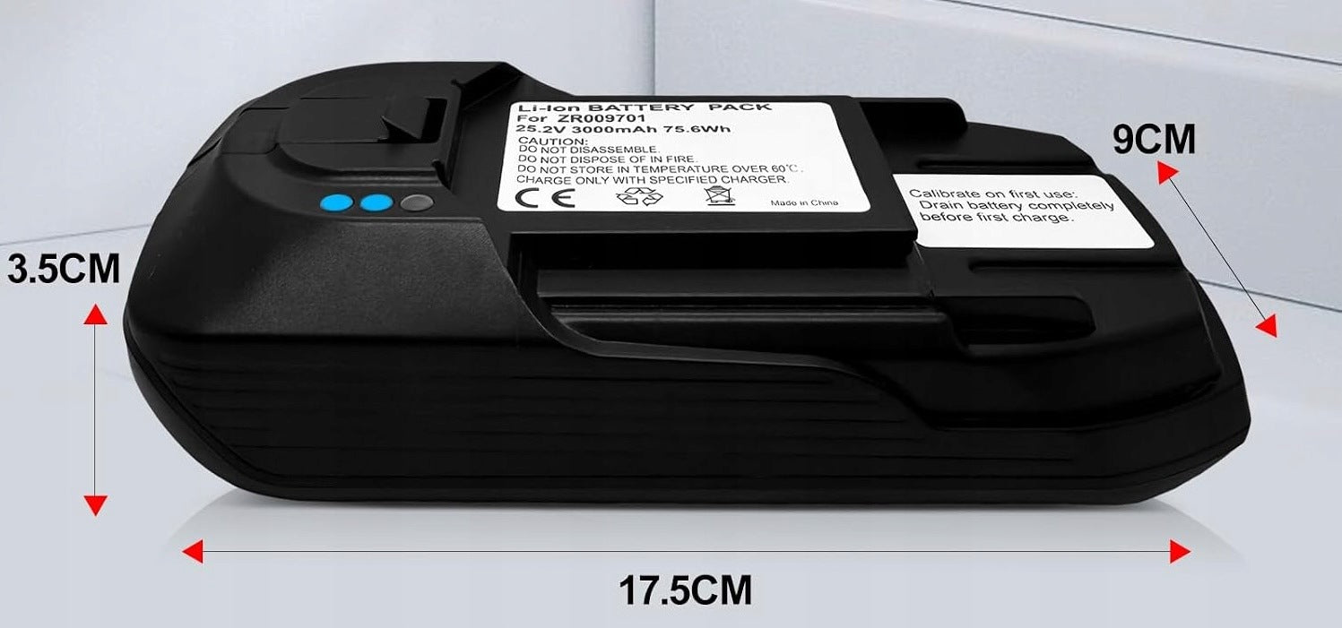 Battery for Rowenta X-Force Flex 11.60 25,2V ZR009701 RH98 TY98 Manufacturer code ZR009701