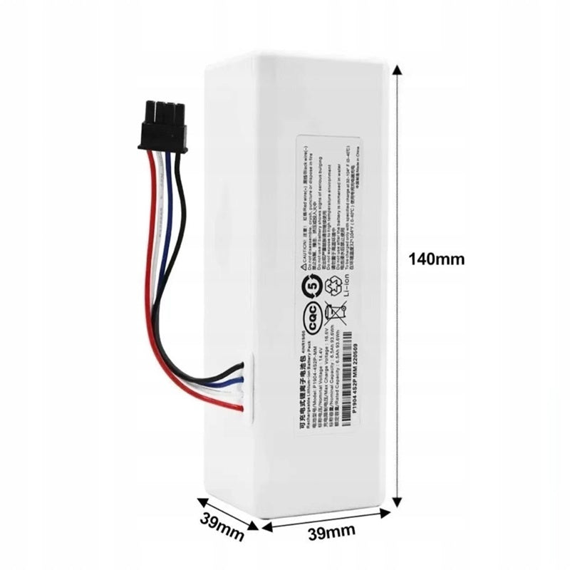 Battery for Xiaomi Mi Robot Vacuum Mop 1C Mijia 1C STYTJ01ZHM 2.6Ah 14.4V Manufacturer code 4894791771661