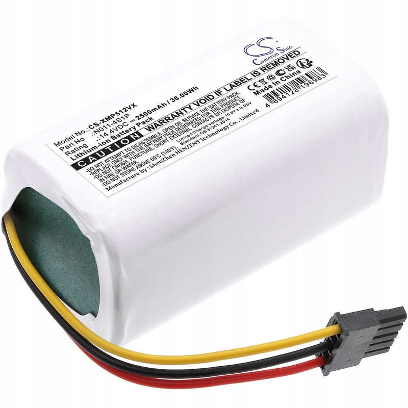 Battery for Xiaomi Mi Robot Vacuum Mop 2 Lite, 2500 mAh, Li-Ion