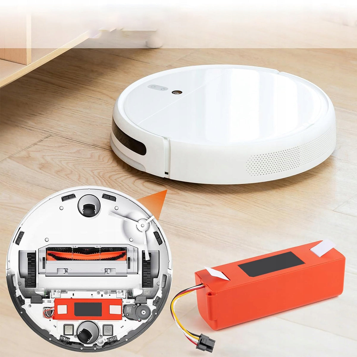 Battery for Xiaomi Roborock S5 S6 S7 S8 S50 S55 T6 S60 S6 Max 14,4V 6500mAh Packaging status original