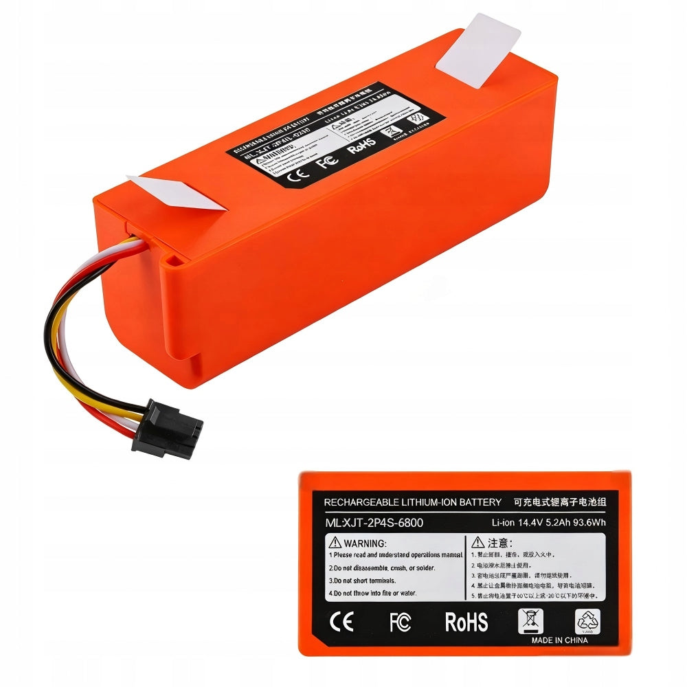 Battery for Xiaomi Roborock S5 S6 S7 S8 S50 S55 T6 S60 S6 Max 14,4V 6800mAh Packaging status original
