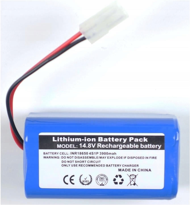 Battery for Xiaomi Robot Vacuum-Mop Essential G1 MJSTG1 14.4V/14.8V 3900mAh
