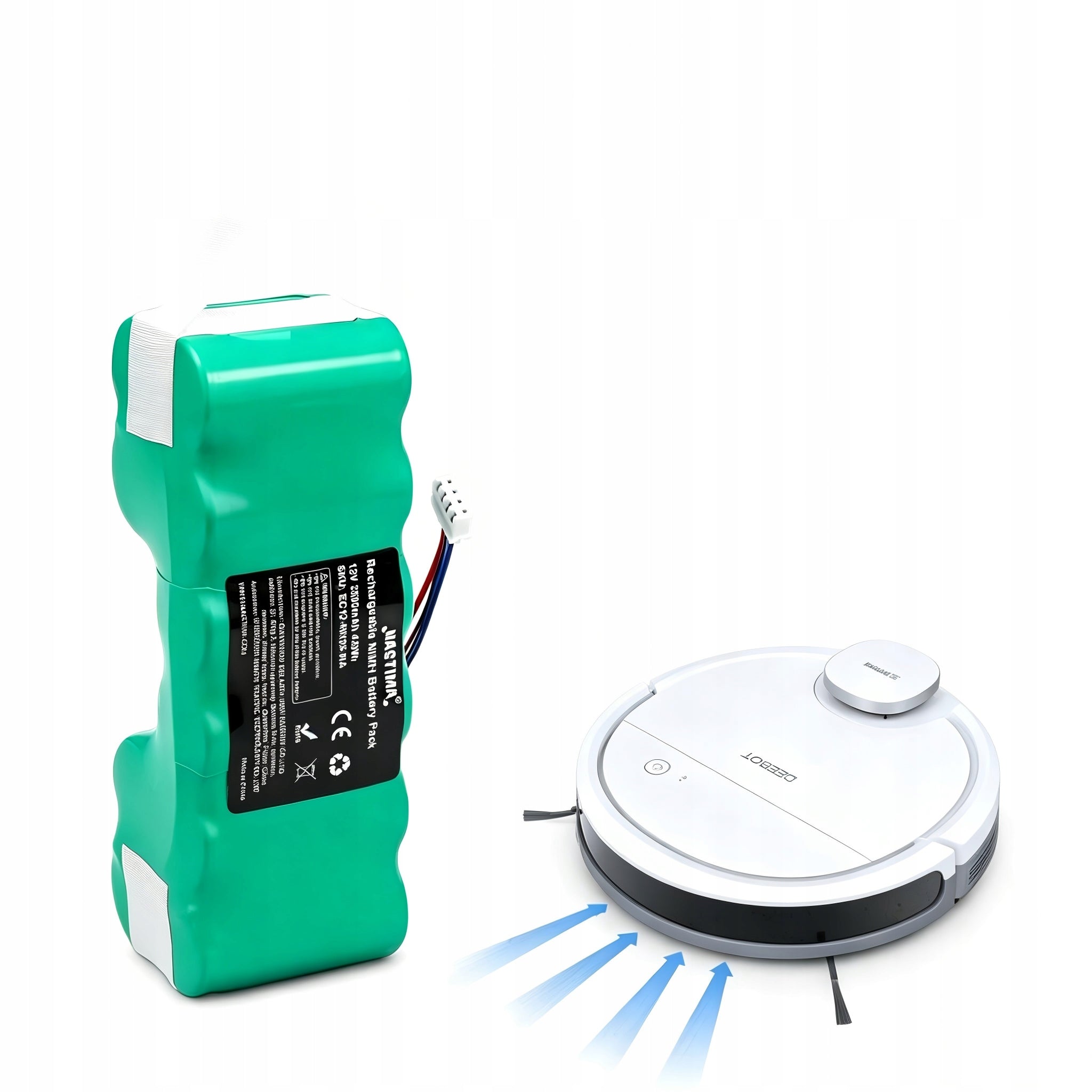 Battery for iRobot Roomba Combo ZJ1517-HFR 3000mAh 12V Manufacturer code do odkurzacza iRobot Roomba