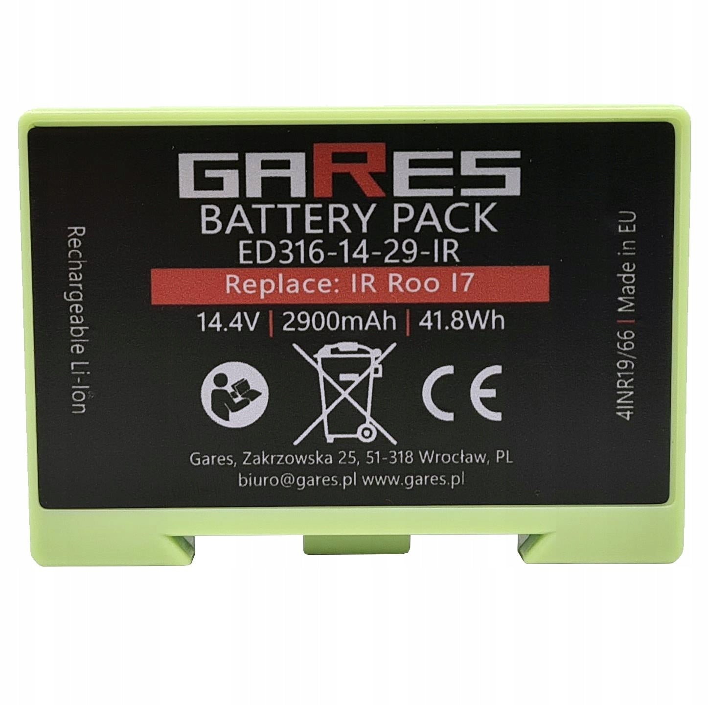 Battery for iRobot Roomba i7 i7+ i3 i3+ i4 i4+ 4624864 2.9 Ah Packaging status original
