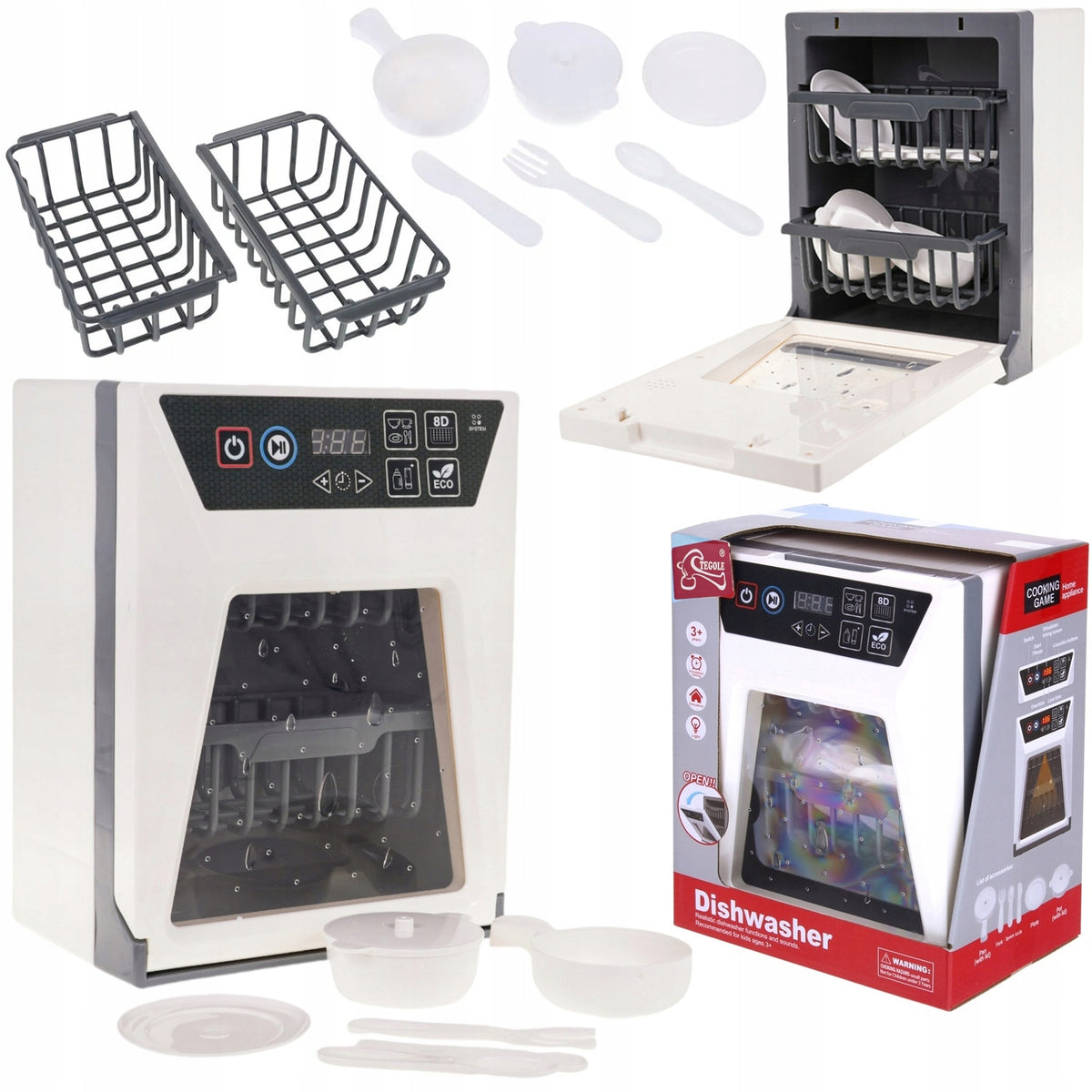 Battery-operated dishwasher Trifox 260x210 mm