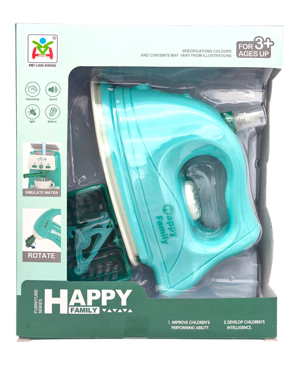 Battery operated iron