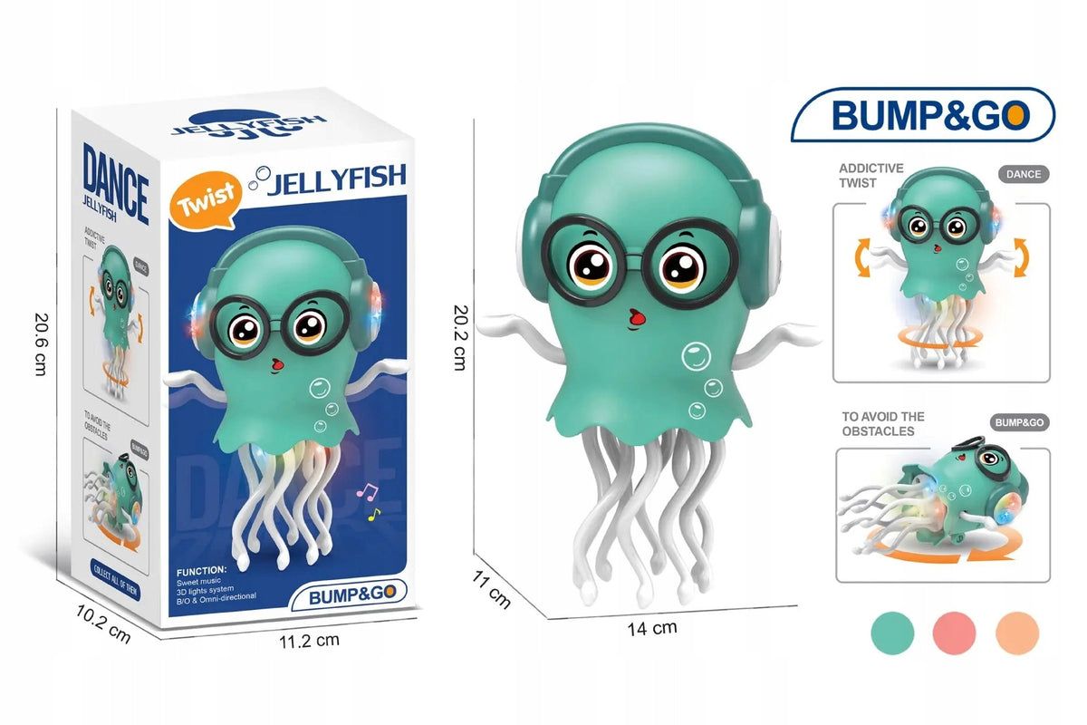 Battery operated jellyfish with Trifox drive