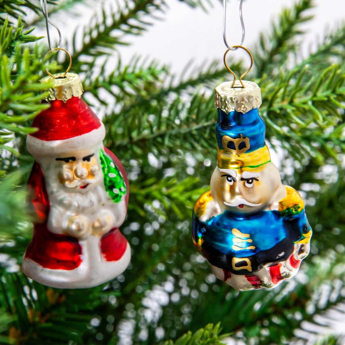 Bauble 8 pcs set of glass Christmas tree fittings bauble glass figurine Brand Artpol