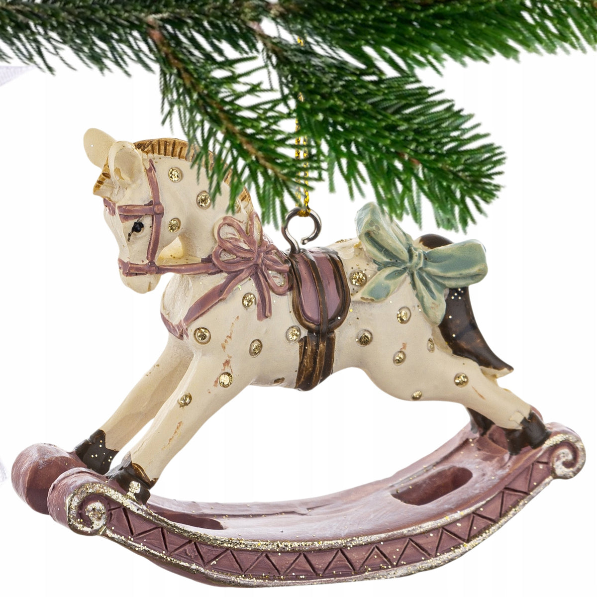 Bauble pendant Christmas tree horse on the poles Christmas tree ornament horse Brand Artpol