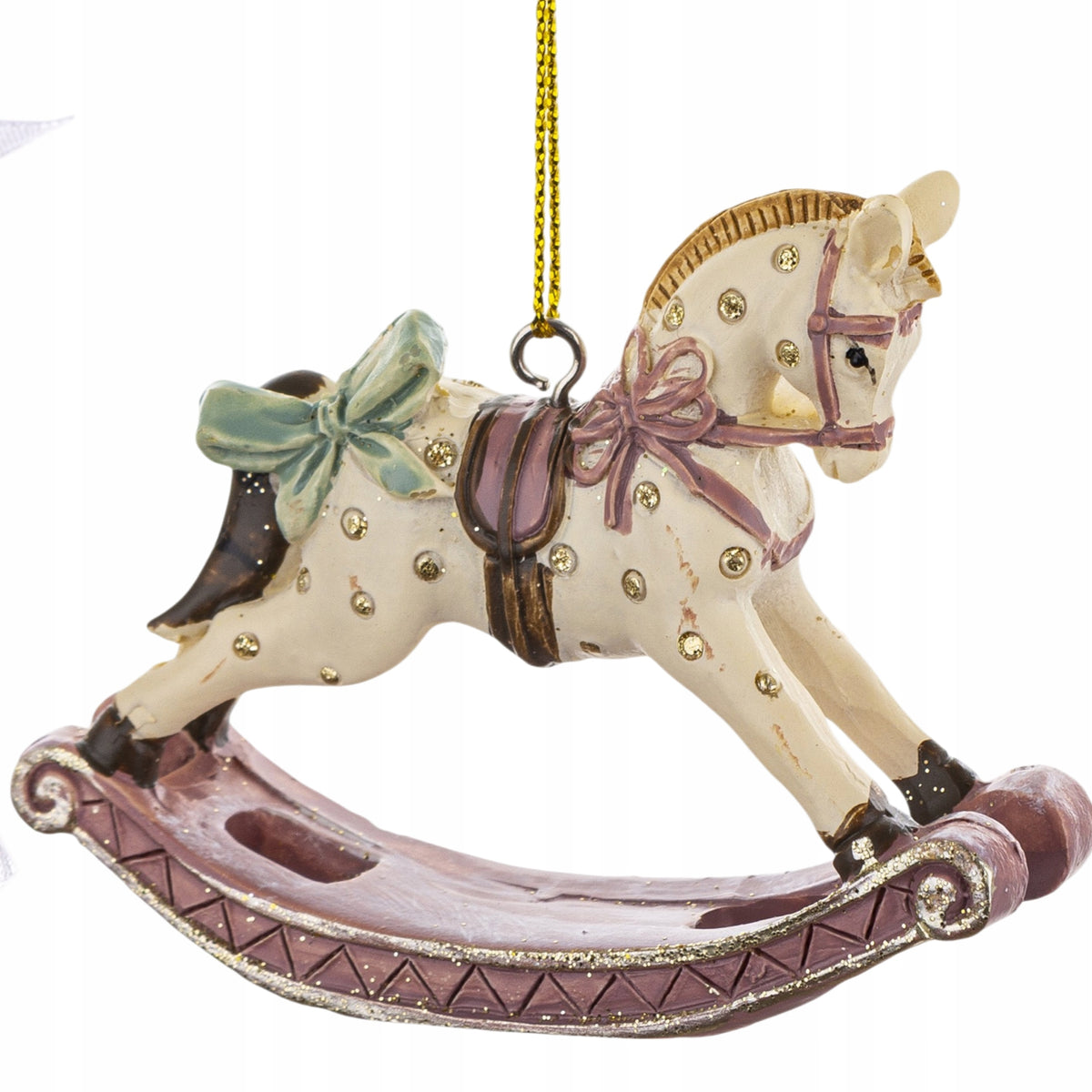 Bauble pendant Christmas tree horse on the poles Christmas tree ornament horse