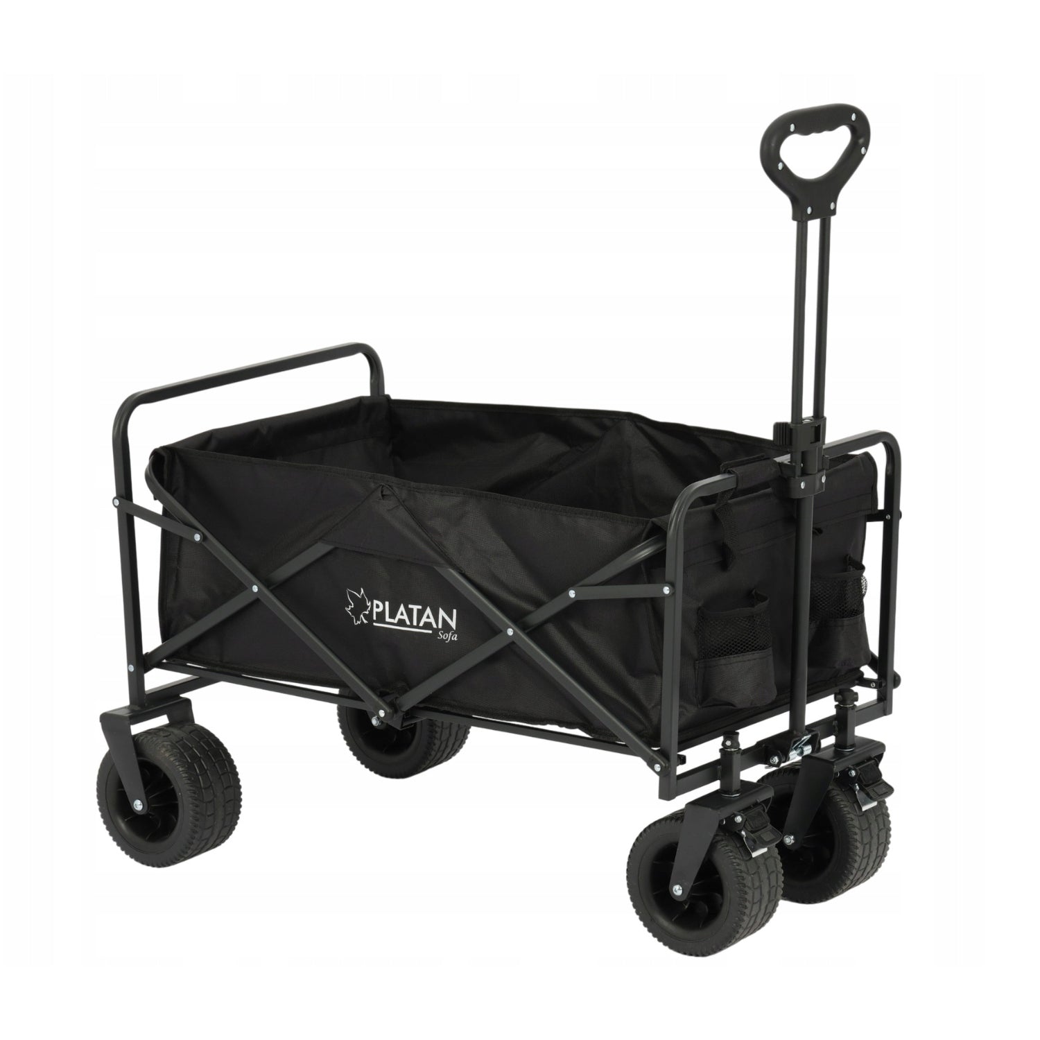 Beach Hiking Trolley WIDE WHEELS Transport Garden Folding Brand ACTIVE