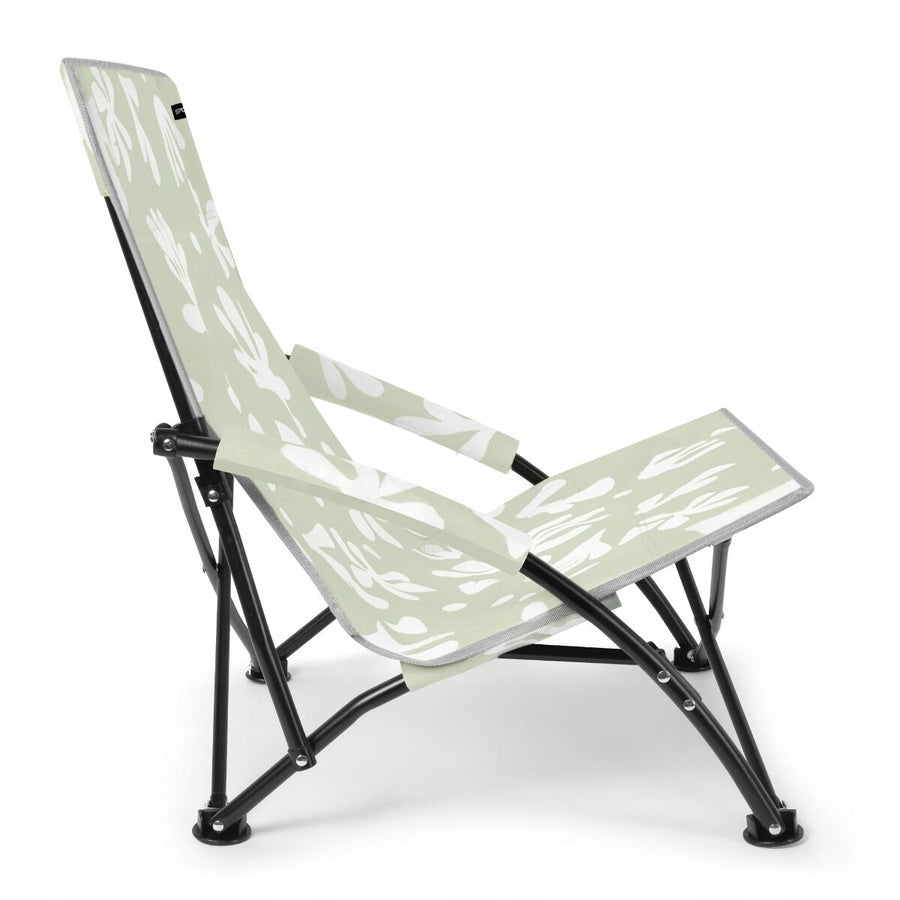 Beach Lounger Chair Folding Hiking Camping With Cover SPOKEY Color green
