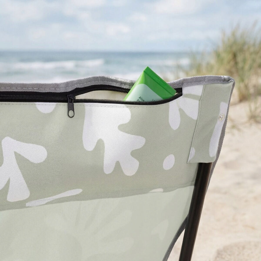 Beach Lounger Chair Folding Hiking Camping With Cover SPOKEY Frame material steel