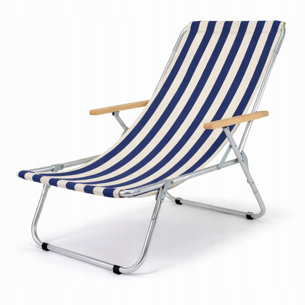Beach Lounger Folding For Bag Lightweight Aluminum 120 kg MARINE e-sezon Brand E-Sezon