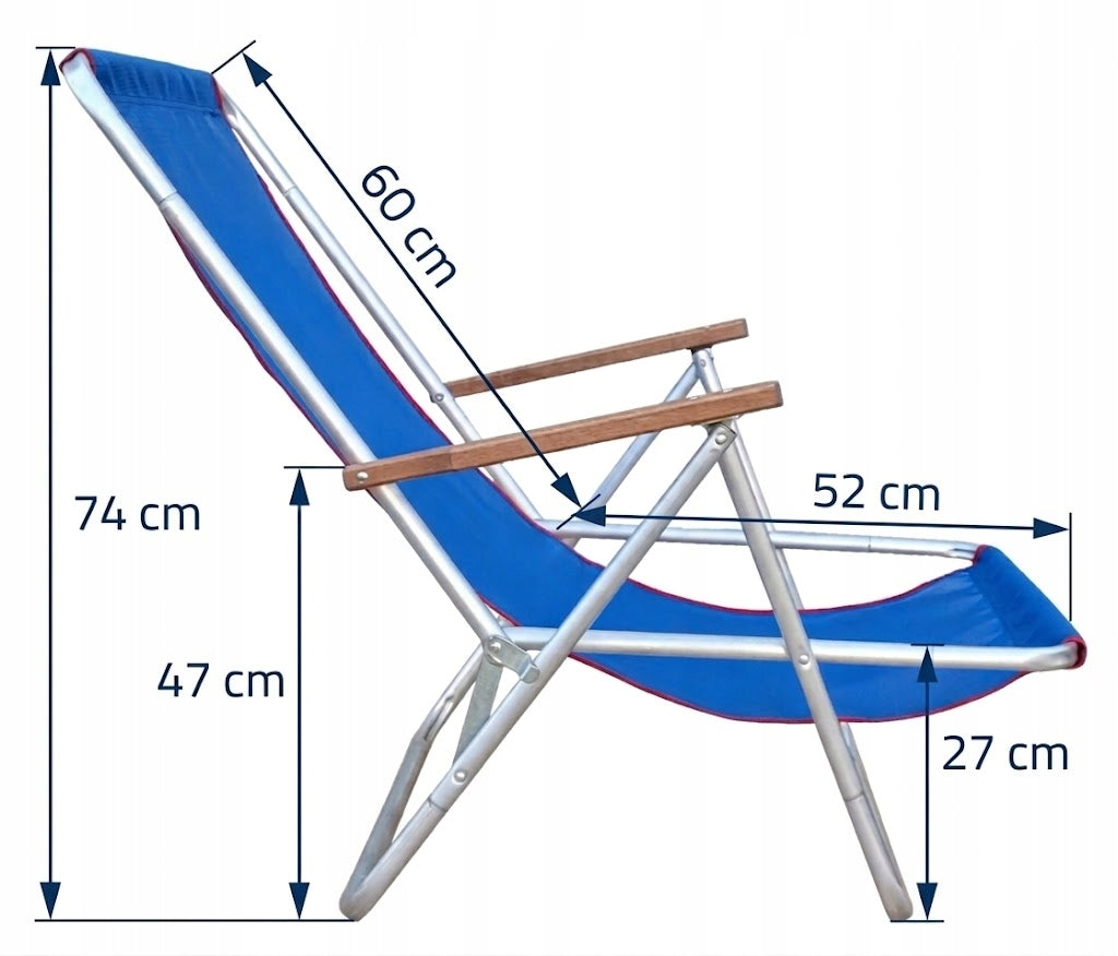 Beach Lounger Folding For Bag Lightweight Hiking Up To 150kg Aluminum Strong Frame material aluminum