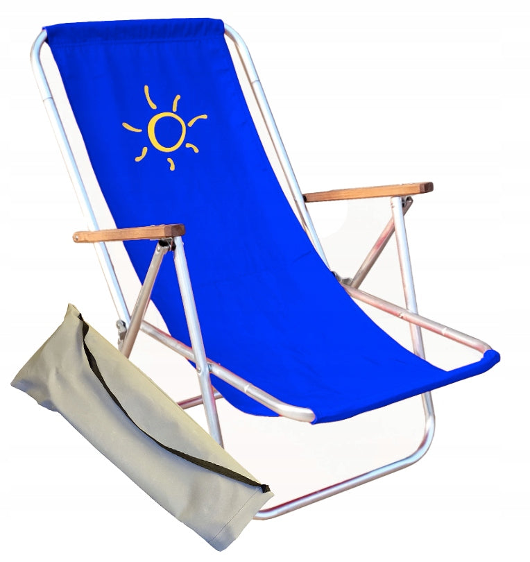 Beach Lounger Folding For Hiking Bag Lightweight 2,0kg Aluminum Up To 120kg