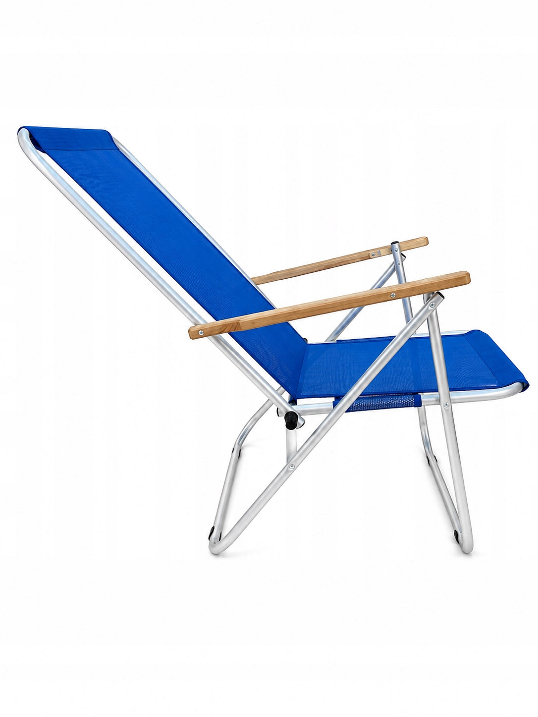 Beach Lounger Garden Aluminum Two Position Folding Sturdy Model LEŻAK PLAŻOWY OGRODOWY FOTEL ALUMINIOWY