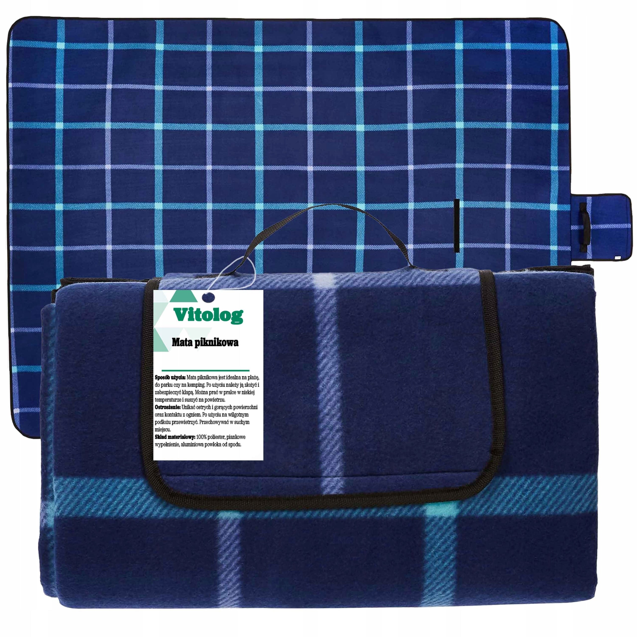 Beach Picnic Blanket with Insulation Folding Tourist Waterproof 200x150